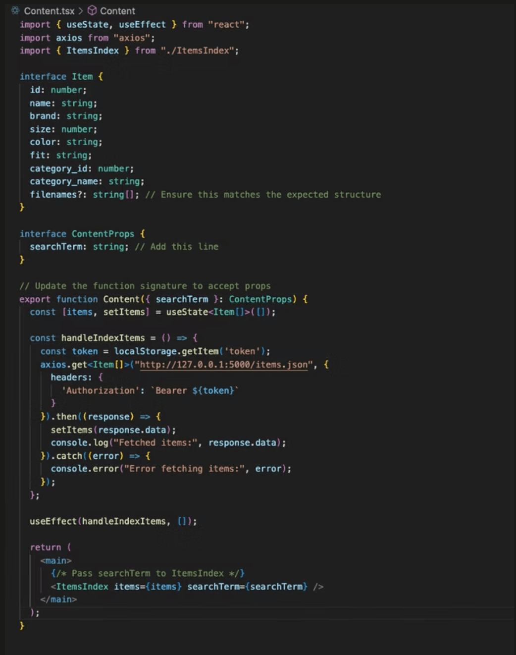 Code snippet 1