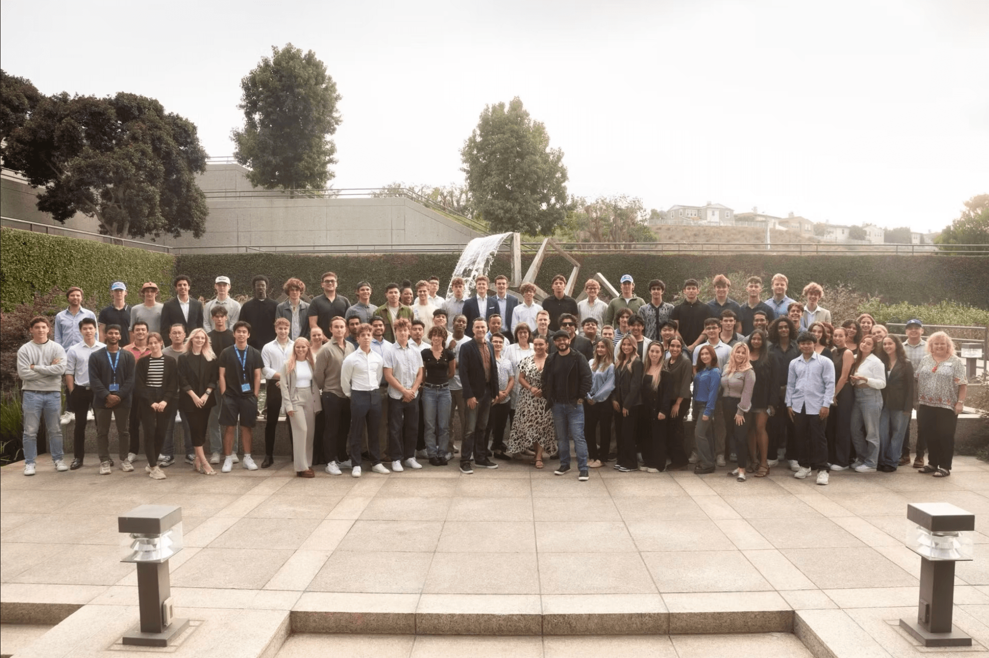 All Techstars Startup Sprint participants group photo at LMU