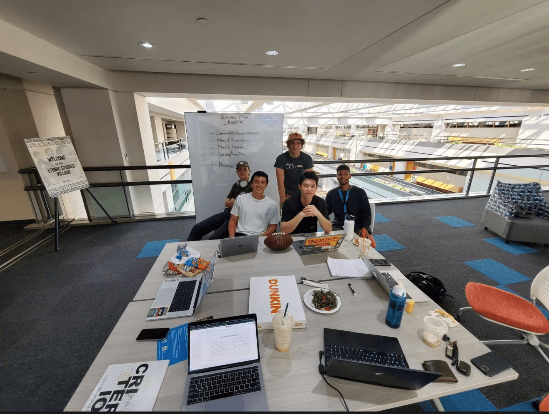 Team working on Open Asphalt during the 50-hour sprint